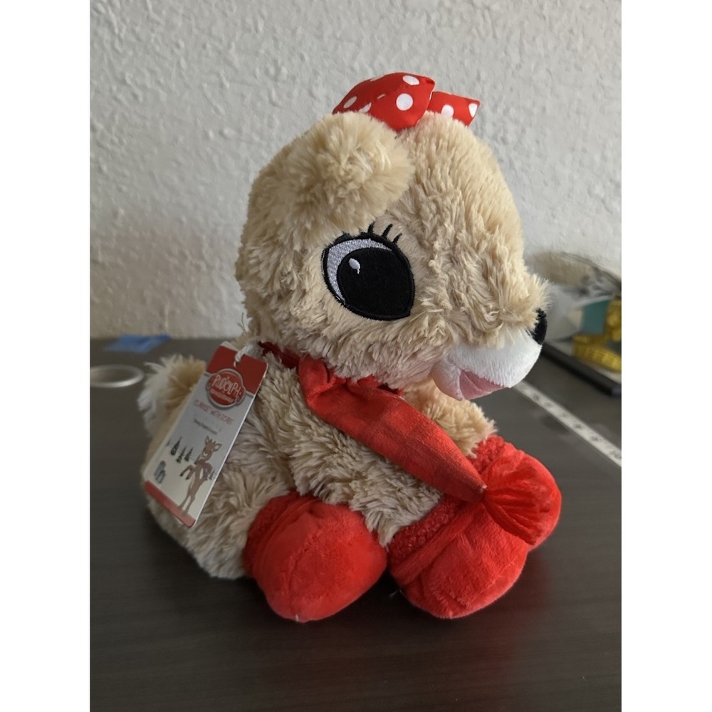NWT Reindeer Warmies Microwavable Lavender Scented Stuffed‎ Animal Clarice Scarf